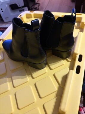 Classic Black Chelsea Ankle Boots - Women's Slip-On Dress Boots